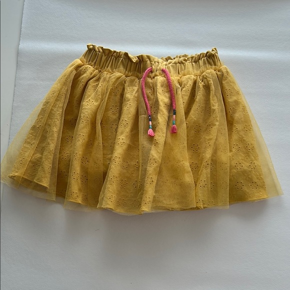 Matilda Jane Wonderment After School Yellow Tulle Skirt Size 4 - Picture 1 of 5